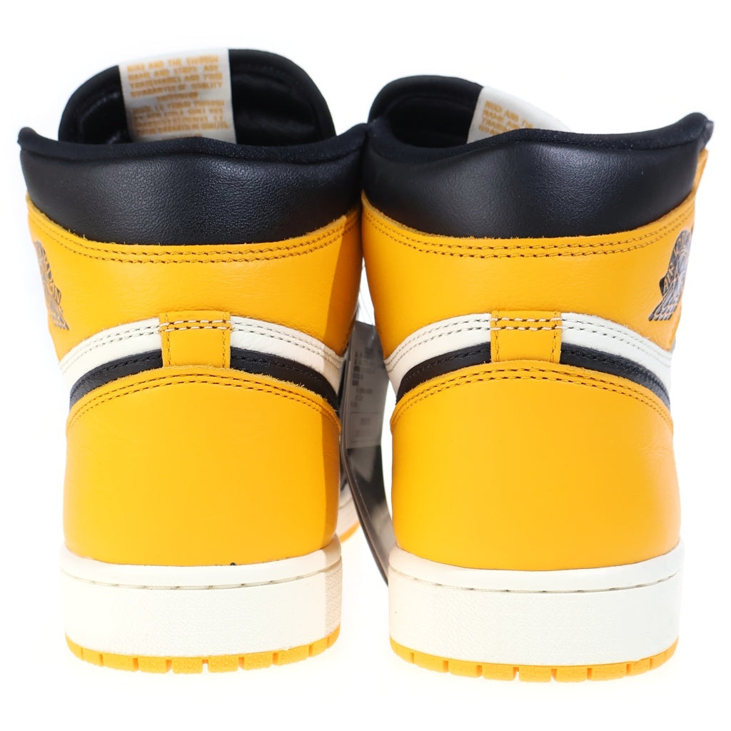 NIKE(ナイキ) AIR JORDAN1 RETRO HIGH OG TAX 555088-711 エアジョーダン1 タクシー ハイカットスニーカー イエロー/ホワイト/ブラック US9.5/27.5cm
