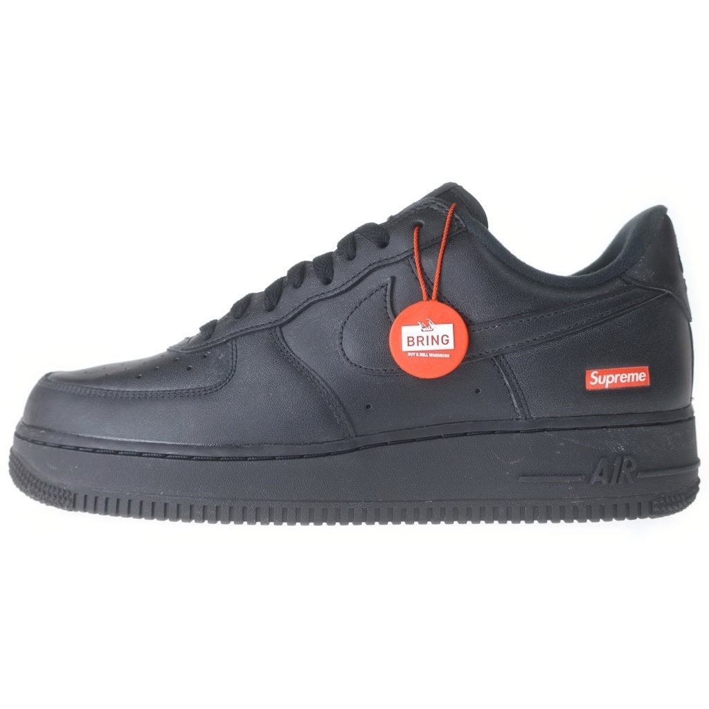 NIKE(ナイキ) ×SUPREME AIR FORCE 1 LOW CU9225-001 シュプリーム エアフォース 1 ローカットスニーカー ブラック US9.5/27.5cm