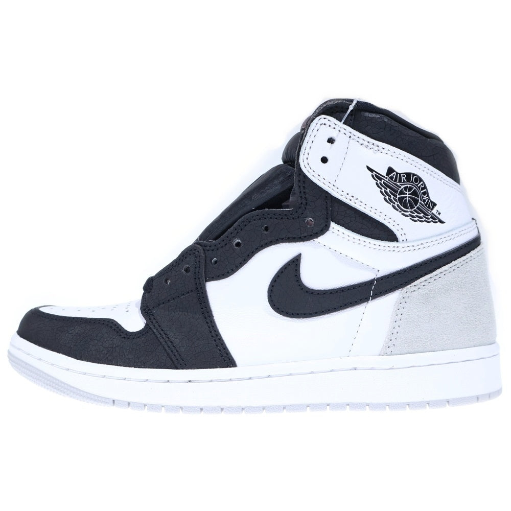 NIKE(ナイキ) AIR JORDAN1 RETRO HIGH OG BLEACHED CORAL 555088-108 エアジョーダン1 ブリーチドコーラル ハイカットスニーカー ホワイト/グレー US9.5/27.5cm