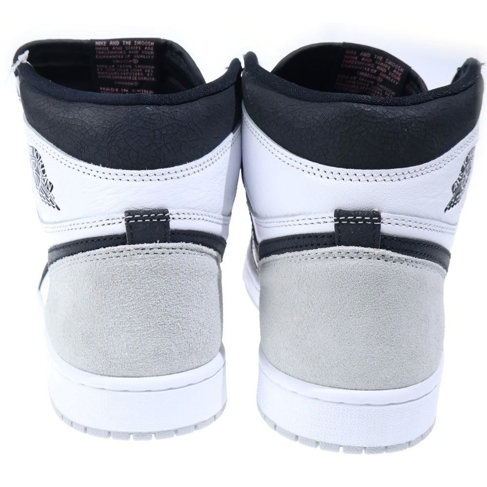 NIKE(ナイキ) AIR JORDAN1 RETRO HIGH OG BLEACHED CORAL 555088-108 エアジョーダン1 ブリーチドコーラル ハイカットスニーカー ホワイト/グレー US9.5/27.5cm