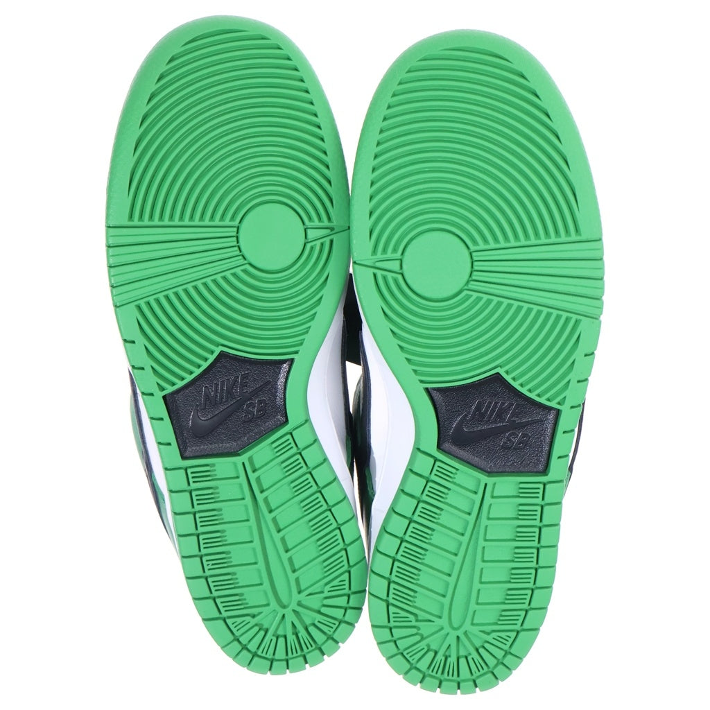 NIKE SB(ナイキエスビー) DUNK LOW PRO BLACK AND CLASSIC GREEN BQ6817-302 ダンクロープロ クラシックグリーン ローカットスニーカー グリーン/ホワイト US9.5/27.5cm