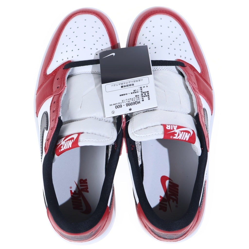 NIKE(ナイキ) AIR JORDAN 1 RETRO LOW OG CHICAGO エアジョーダン 1 レトロ シカゴ ローカットスニーカー US8.5/26.5cm HQ6998-600