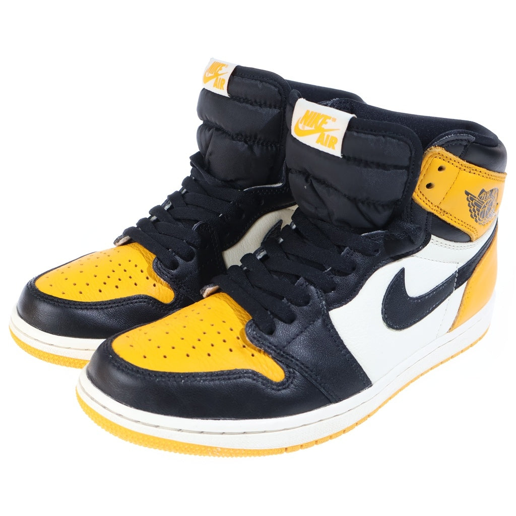 NIKE(ナイキ) AIR JORDAN 1 RETRO HIGH TAXI エアジョーダン 1 レトロ タクシー ハイカットスニーカー シューズ イエロー/ブラック US9/27cm 555088-711