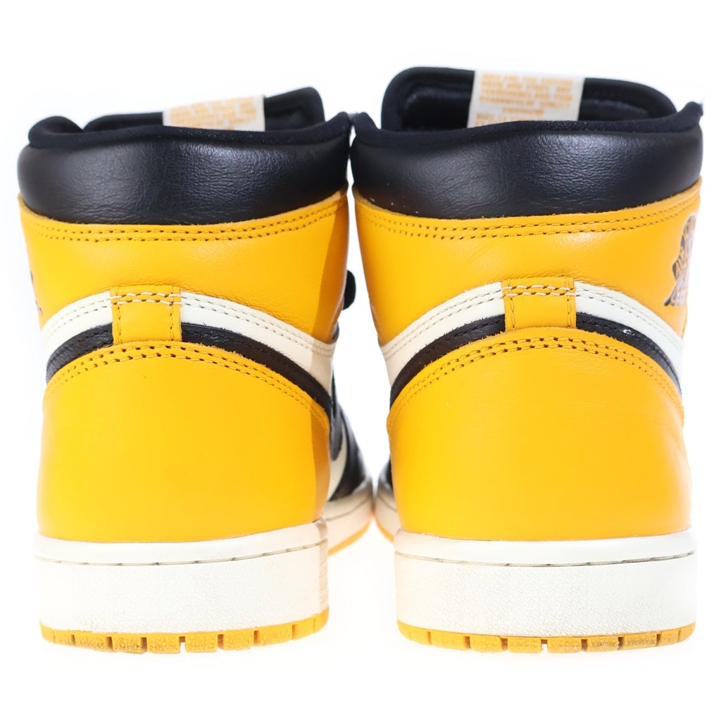 NIKE(ナイキ) AIR JORDAN 1 RETRO HIGH TAXI エアジョーダン 1 レトロ タクシー ハイカットスニーカー シューズ イエロー/ブラック US9/27cm 555088-711