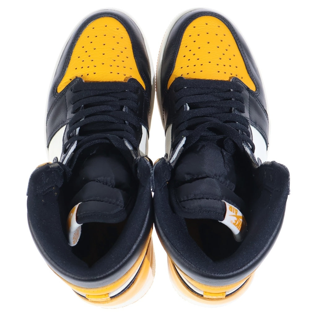 NIKE(ナイキ) AIR JORDAN 1 RETRO HIGH TAXI エアジョーダン 1 レトロ タクシー ハイカットスニーカー シューズ イエロー/ブラック US9/27cm 555088-711