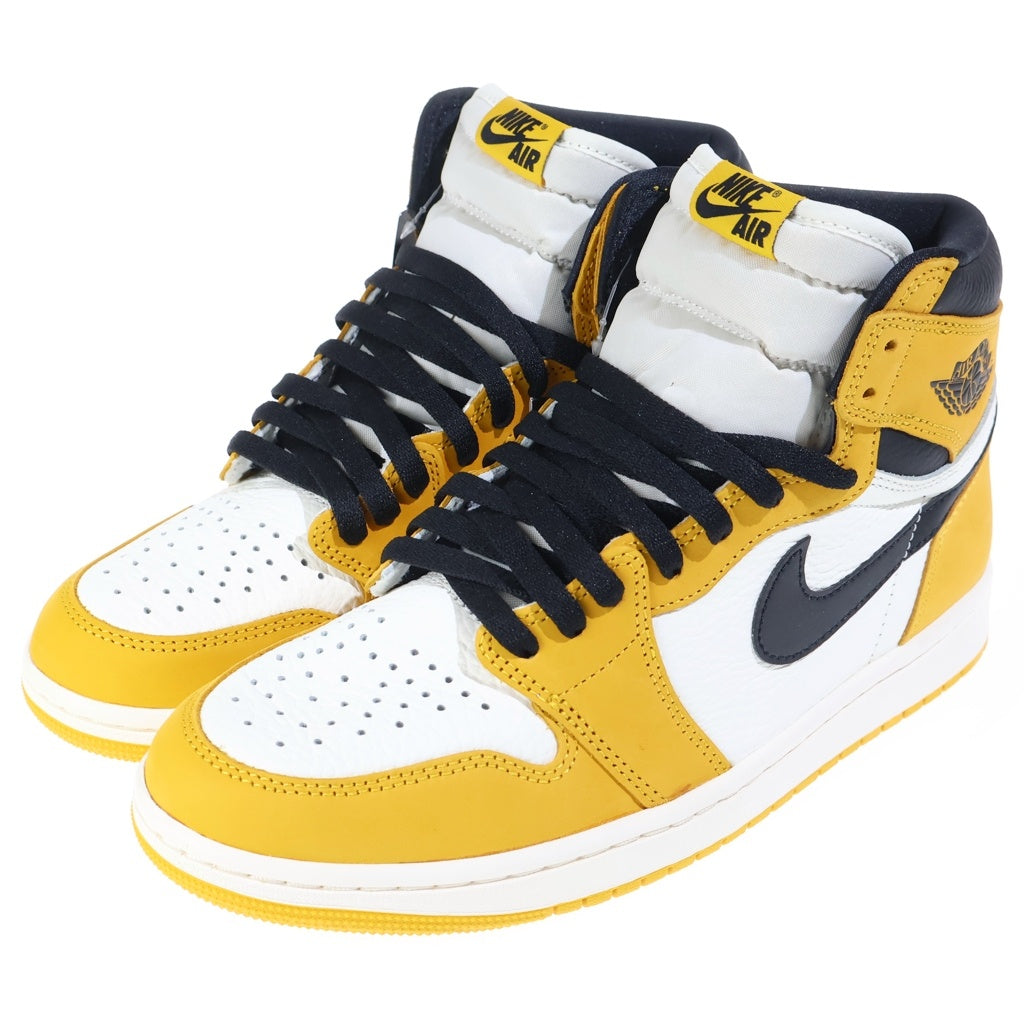 NIKE(ナイキ) AIR JORDAN 1 RETRO HIGH OG YELLOW OCHRE エアジョーダン1 レトロ イエローオークル イエロー/ホワイト US9/27cm DZ5485-701