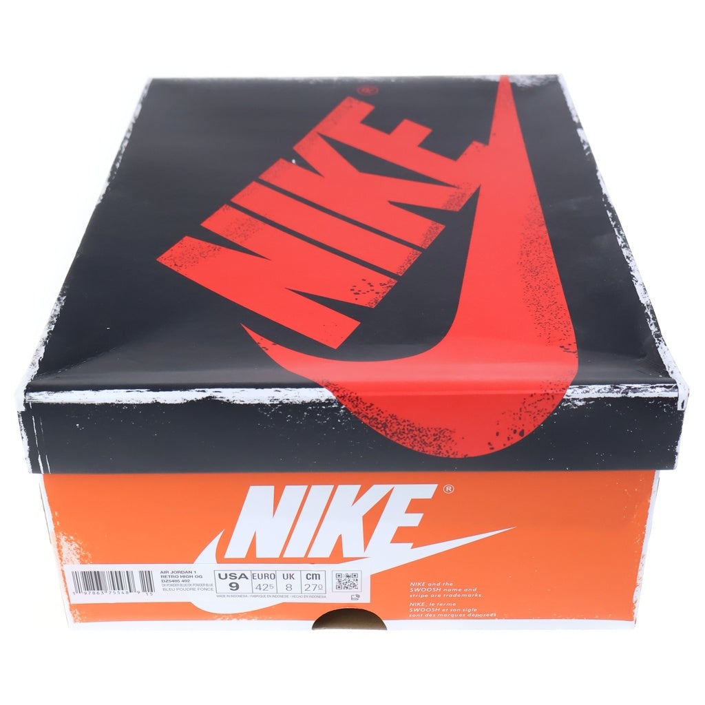 NIKE(ナイキ) AIR JORDAN 1 RETRO HIGH OG UNC REIMAGINED エアジョーダン1 レトロ リイマジンド ハイカットスニーカー ホワイト/ブルー US9/27cm DZ5485-402
