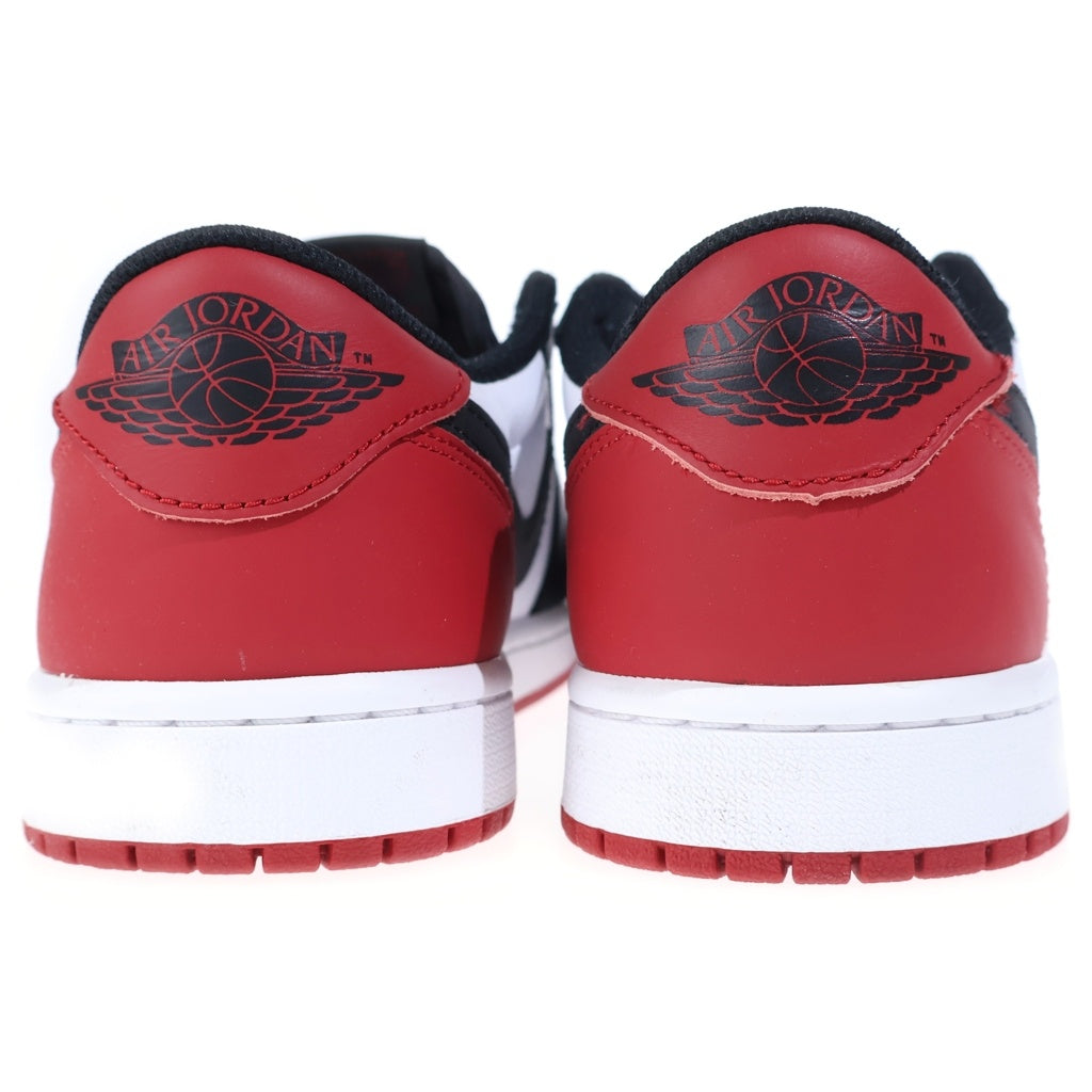 NIKE(ナイキ) AIR JORDAN 1 RETRO LOW OG BLACK TOE エアジョーダン1 ロー ブラックトゥ ローカットスニーカー ホワイト/ブラック/レッド US8.5/26.5cm CZ0790-106