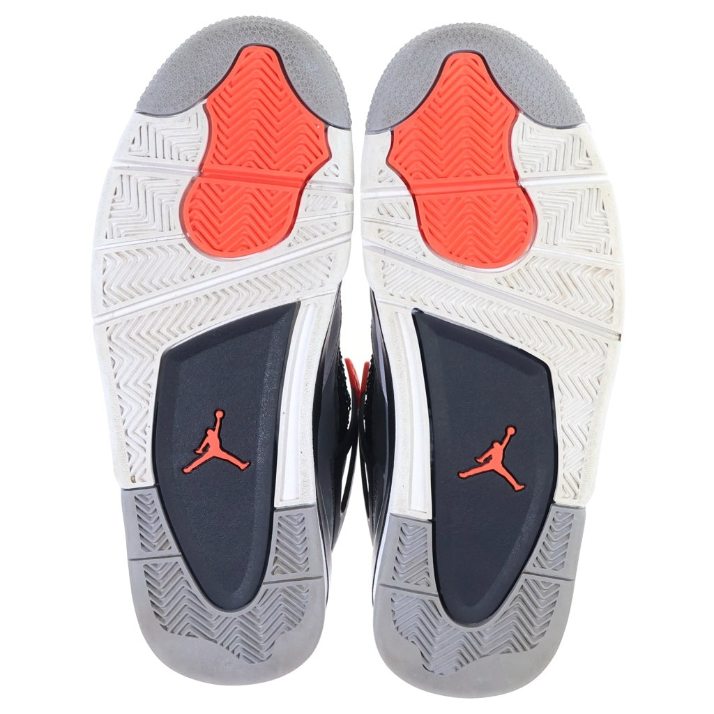 NIKE(ナイキ) AIR JORDAN 4 RETRO INFRARED23 エアジョーダン4 レトロ インフラレッド ハイカットスニーカー グレー/ブラック US9/27cm DH6927-061
