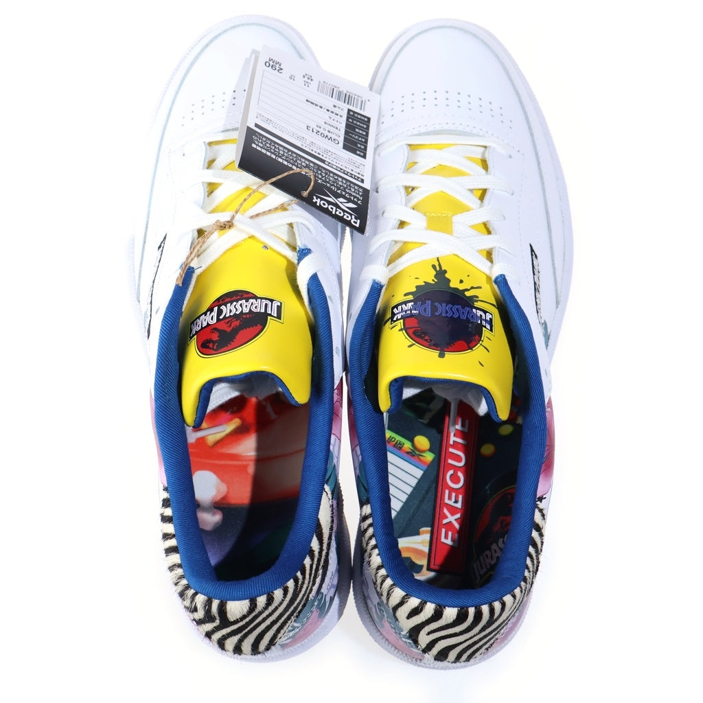 Reebok(リーボック) ×Jurassic Park CLUB C 85 ジュラシックパーク クラブC ローカットスニーカー ホワイト US11/29cm GW0213