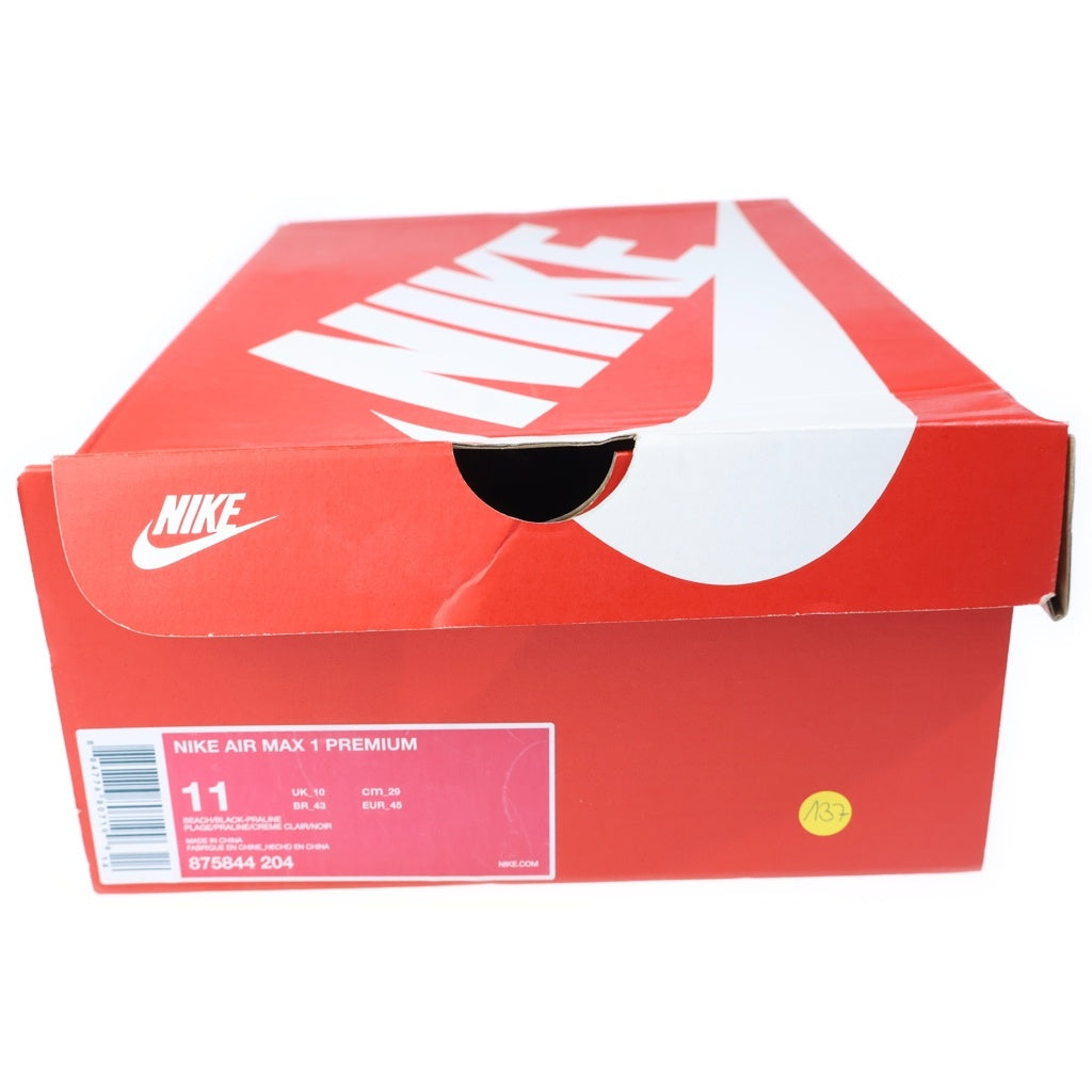 NIKE(ナイキ) AIR MAX 1 PRM BEACH CAMO 875844-204 エアマックス1 ビーチカモ ローカットスニーカー ベージュ US11/29cm