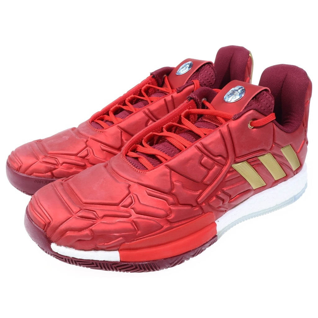adidas(アディダス) ×Marvel HARDEN VOLUME 3 IRON MAN マーベル ハーデン ボリューム3 アイアンマン ローカットスニーカー レッド US11.5/29.5cm EF2524