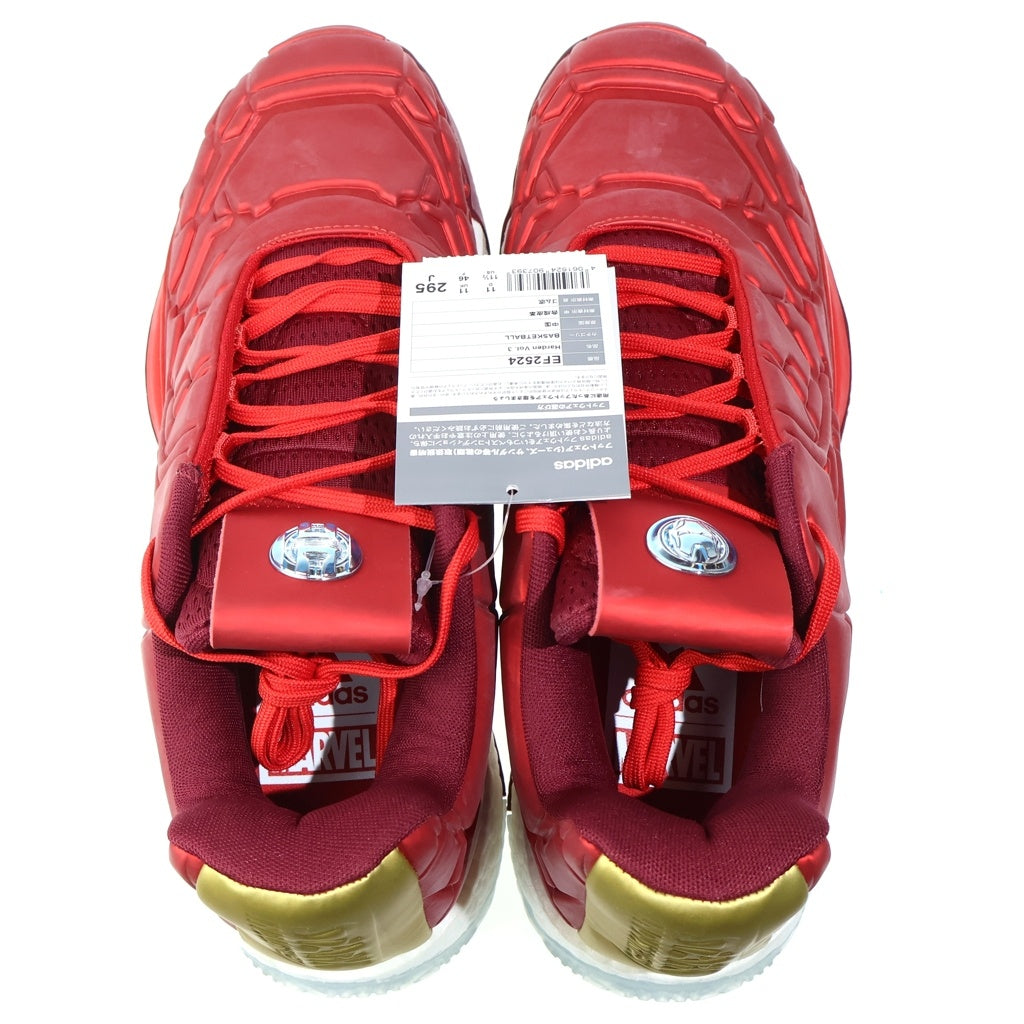 adidas(アディダス) ×Marvel HARDEN VOLUME 3 IRON MAN マーベル ハーデン ボリューム3 アイアンマン ローカットスニーカー レッド US11.5/29.5cm EF2524