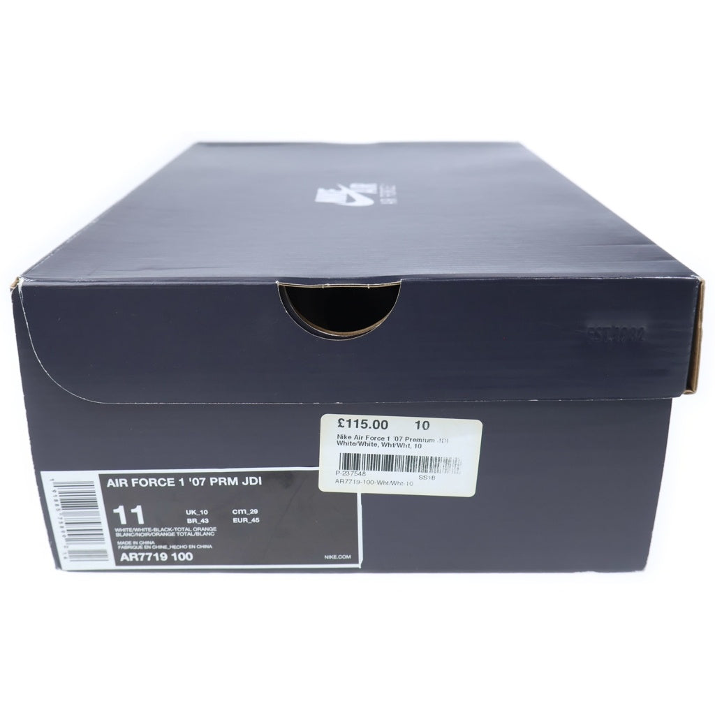 NIKE(ナイキ) AIR FORCE 1 07 PRM JDI AR7719-100 エアフォース1 ジャスト ドゥ イット ローカットスニーカー ホワイト US11/29cm