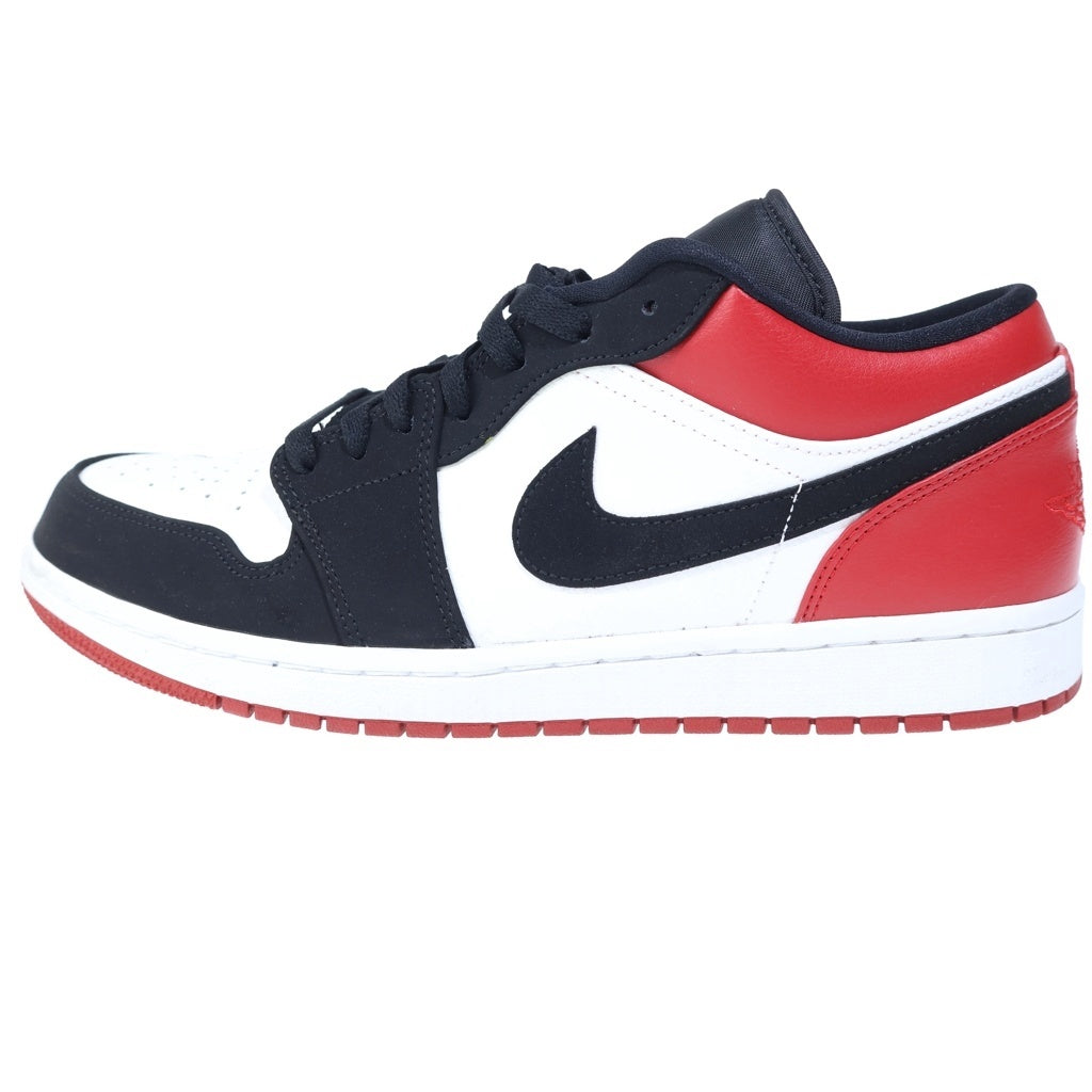 NIKE(ナイキ) AIR JORDAN 1 LOW BLACK TOE 553558-116 エアジョーダン1 ブラックトゥ つま黒 ローカットスニーカー レッド US11/29cm