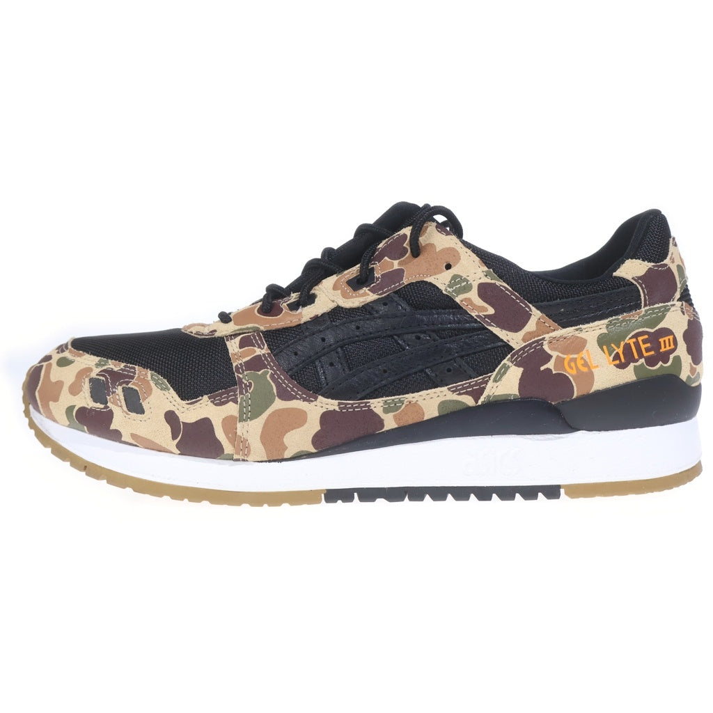 ASICS(アシックス) ×Atoms Gel-Lyte III 3 Duck Camo アトモス ゲルライト ダックカモ ローカットスニーカー ブラック/ベージュ US11/29cm TQ6H2Q