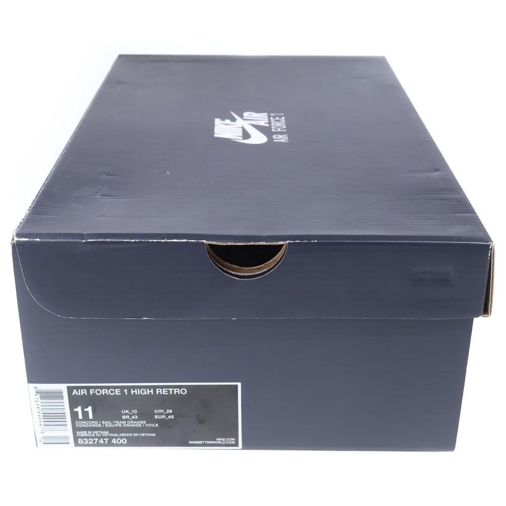 NIKE(ナイキ) AIR FORCE 1 HIGH DARK CONCORD 832747-400 エアフォース1 ダークコンコード ハイカットスニーカー ブルー US11/29cm