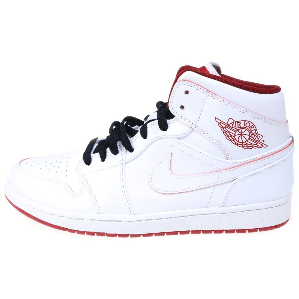 NIKE(ナイキ) AIR JORDAN 1 MID GYM RED 554724-103 エアジョーダン1 ジムレッド ミッドカットスニーカー ホワイト/レッド US11/29cm