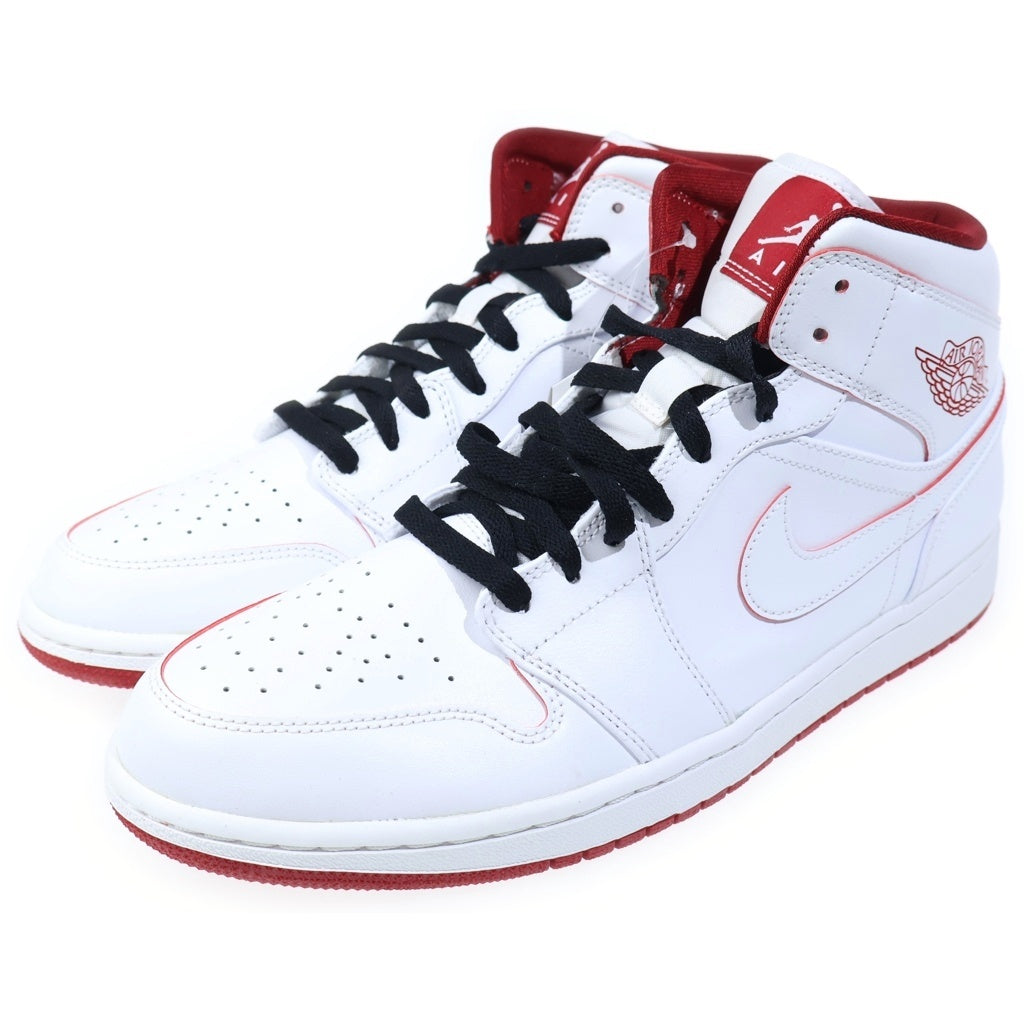 NIKE(ナイキ) AIR JORDAN 1 MID GYM RED 554724-103 エアジョーダン1 ジムレッド ミッドカットスニーカー ホワイト/レッド US11/29cm
