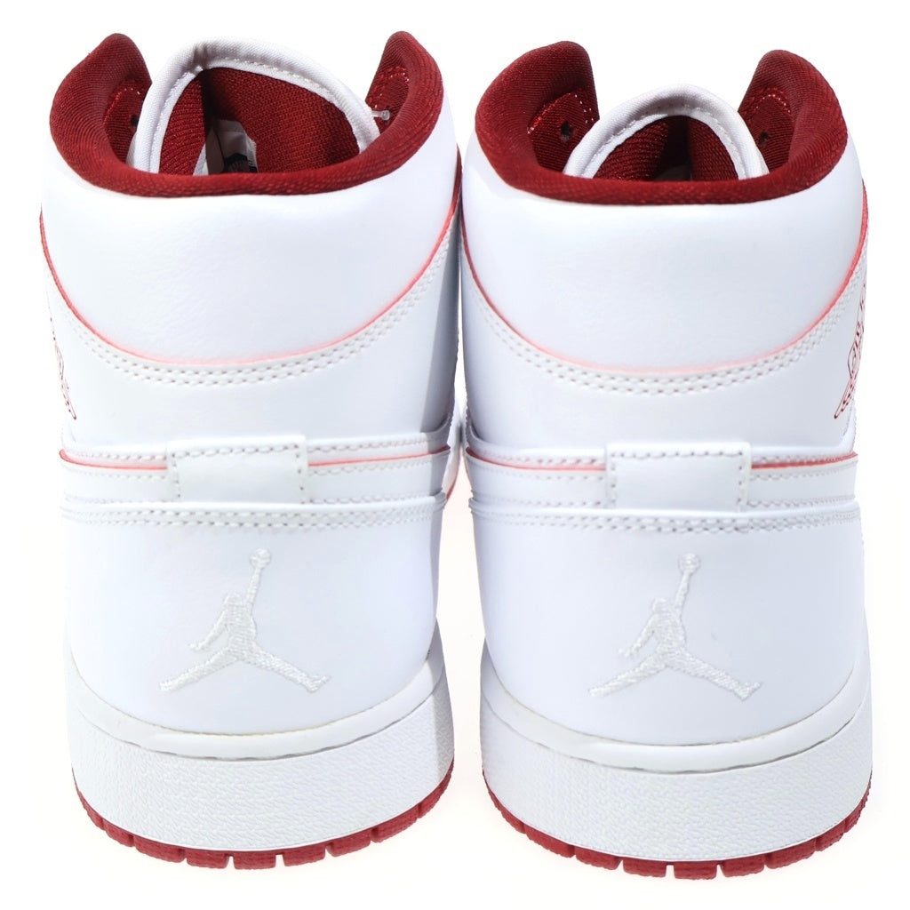 NIKE(ナイキ) AIR JORDAN 1 MID GYM RED 554724-103 エアジョーダン1 ジムレッド ミッドカットスニーカー ホワイト/レッド US11/29cm