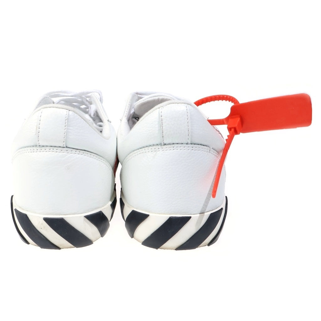 OFF-WHITE(オフホワイト) 19AW LOW VULCANIZED バルカナイズド アロー レザー ローカットスニーカー ホワイト OMIA085F19D680011001