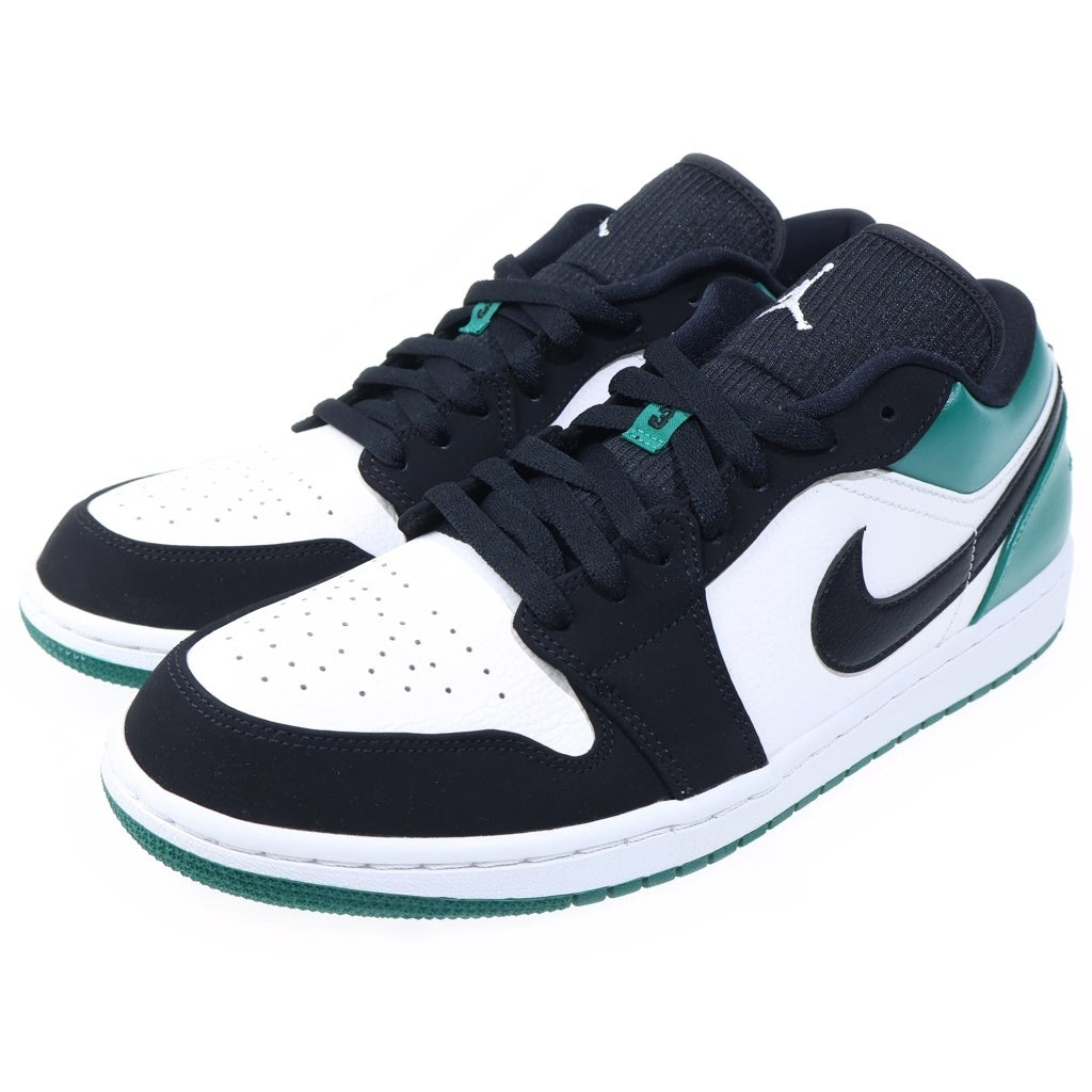 NIKE(ナイキ) AIR JORDAN 1 LOW 553558-113 エアジョーダン1 ローカットスニーカー ブラック/グリーン/ホワイト US11.5/29.5cm