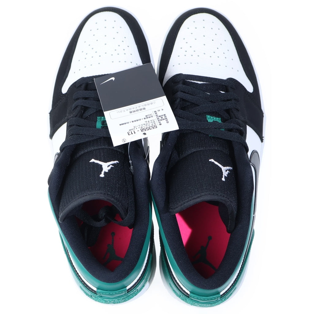 NIKE(ナイキ) AIR JORDAN 1 LOW 553558-113 エアジョーダン1 ローカットスニーカー ブラック/グリーン/ホワイト US11.5/29.5cm