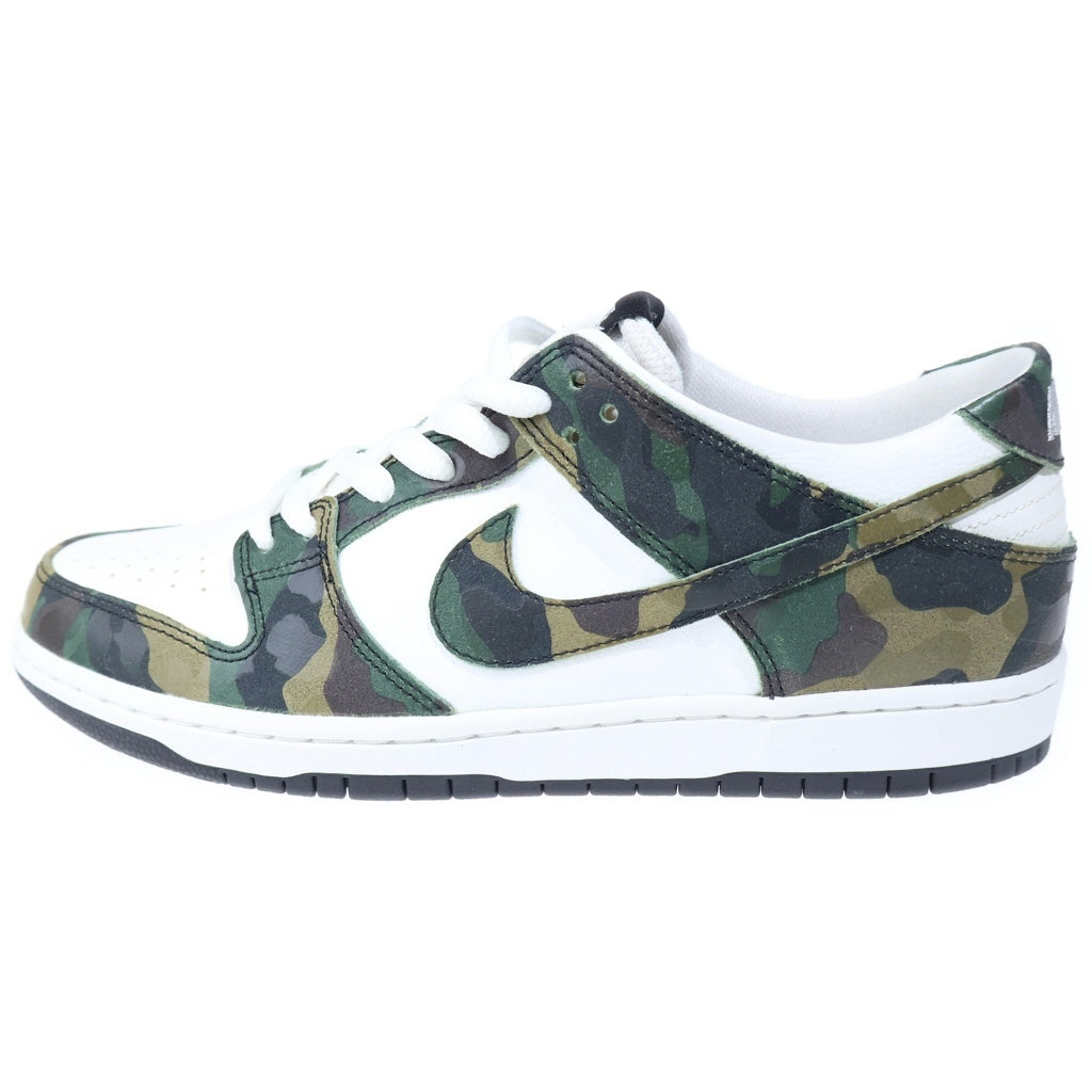 NIKE SB(ナイキエスビー) DUNK LOW PRO CAMO LEGION GREEN 854866-331 ダンク プロ カモ レギオン グリーン ローカットスニーカー ホワイト/カーキ US11/29cm