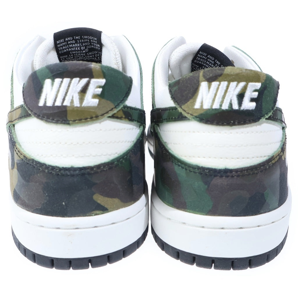 NIKE SB(ナイキエスビー) DUNK LOW PRO CAMO LEGION GREEN 854866-331 ダンク プロ カモ レギオン グリーン ローカットスニーカー ホワイト/カーキ US11/29cm