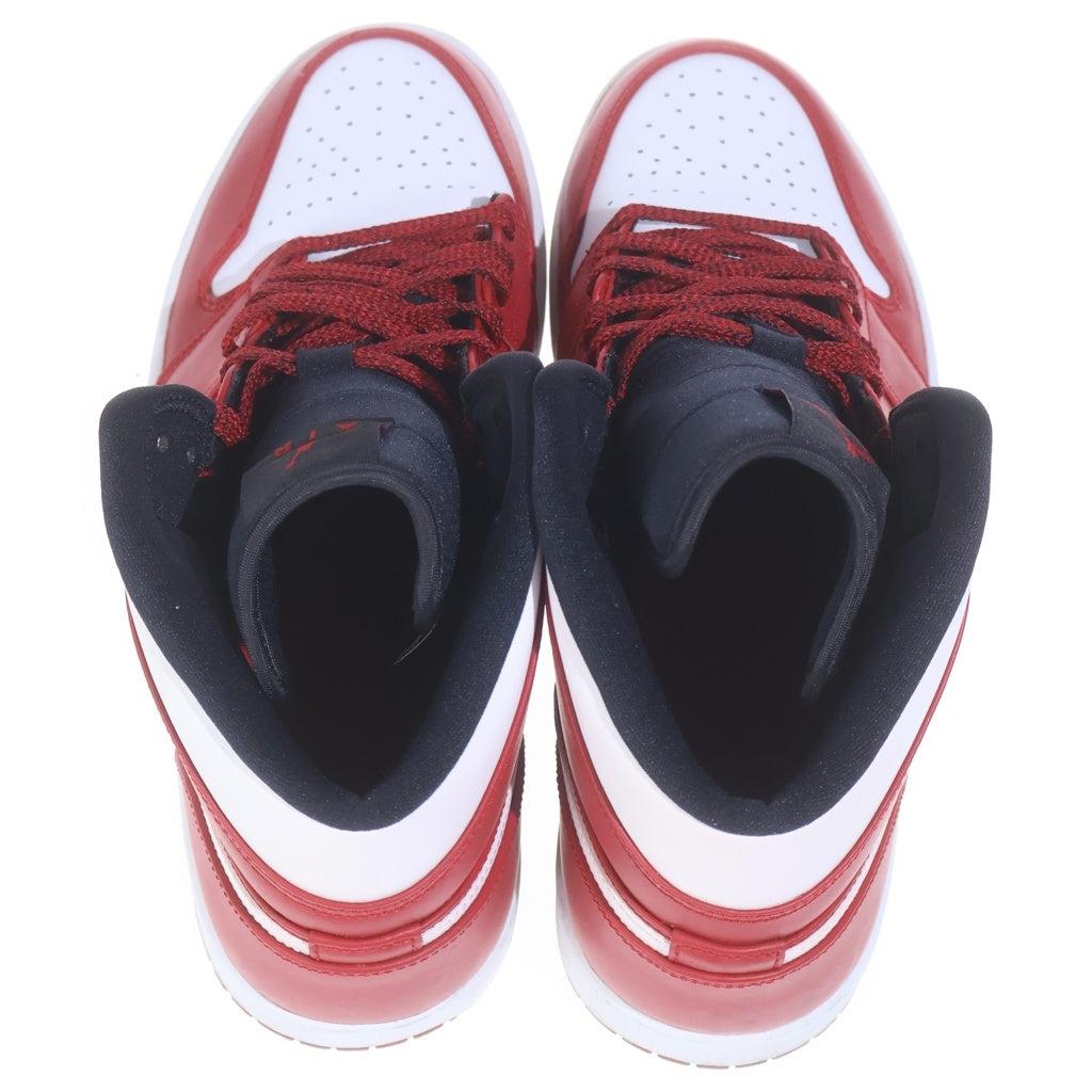 NIKE(ナイキ) AIR JORDAN 1 MID CHICAGO 554724-605 エアジョーダン1 シカゴ ミッドカットスニーカー ホワイト/レッド US11/29cm