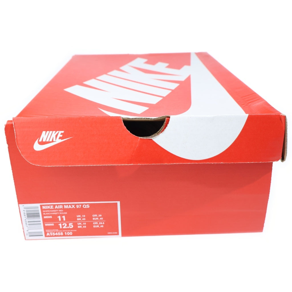 NIKE(ナイキ) AIR MAX 97 QS METALLIC SILVER WHITE AT5458-100 エアマックス97 メタリックシルバー ローカットスニーカー ホワイト/シルバー US11/29cm