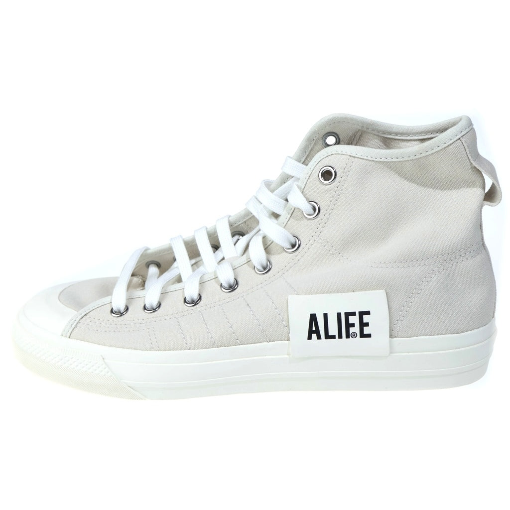 adidas(アディダス) ×ALIFE CONSORTIUM NIZZA HI エーライフ コンソーシアム ニッツァ ハイカットスニーカー ホワイト US11.5/29.5cm G27820