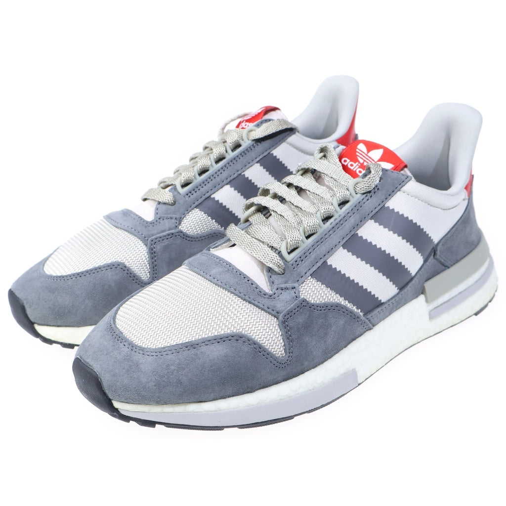 adidas(アディダス) ZX 500 RM レザー メッシュ ローカットスニーカー グレー US11.5/29.5cm B42204