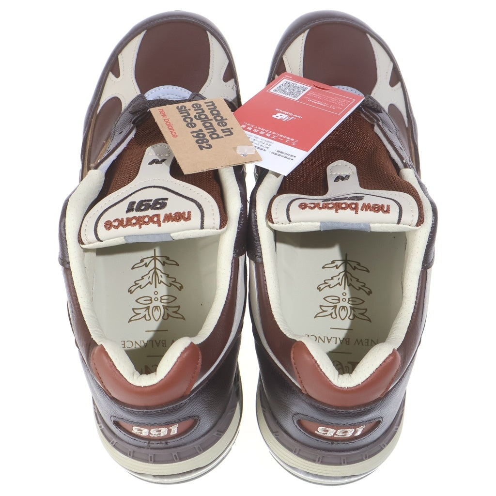 New Balance(ニューバランス) M991GBI レザー ローカットスニーカー ブラウン US11/29cm