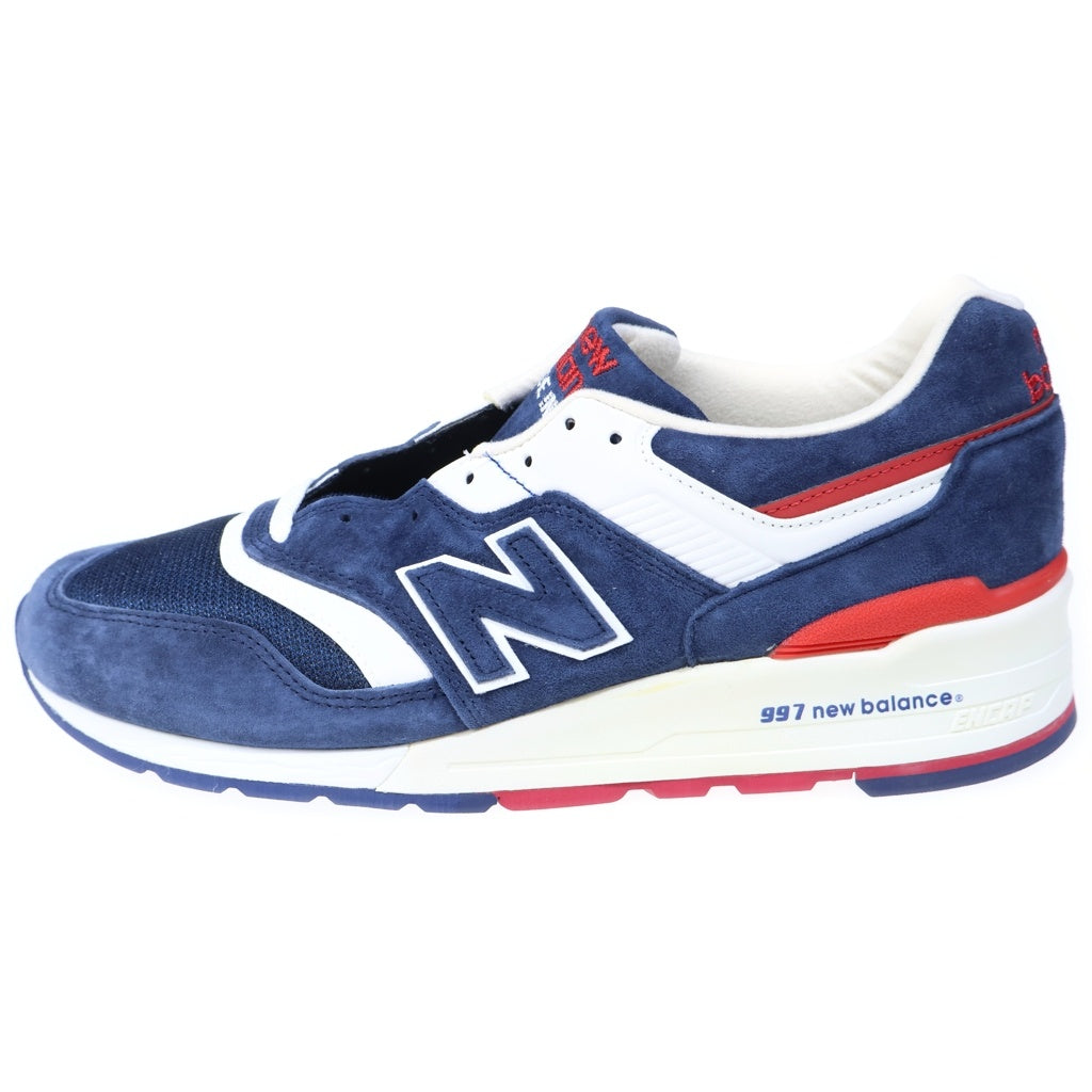 New Balance(ニューバランス) M997CYON スウェードレザー メッシュ ローカットスニーカー ネイビー US11/29cm
