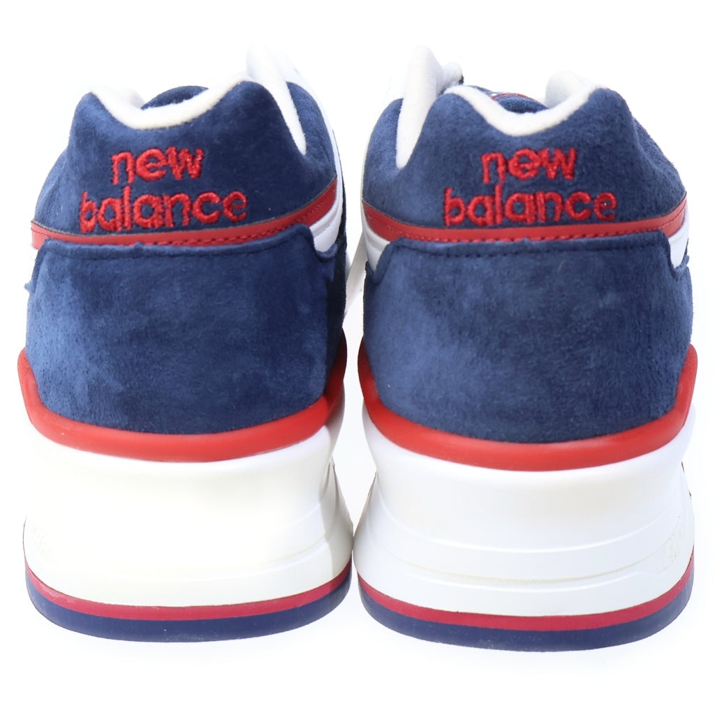 New Balance(ニューバランス) M997CYON スウェードレザー メッシュ ローカットスニーカー ネイビー US11/29cm