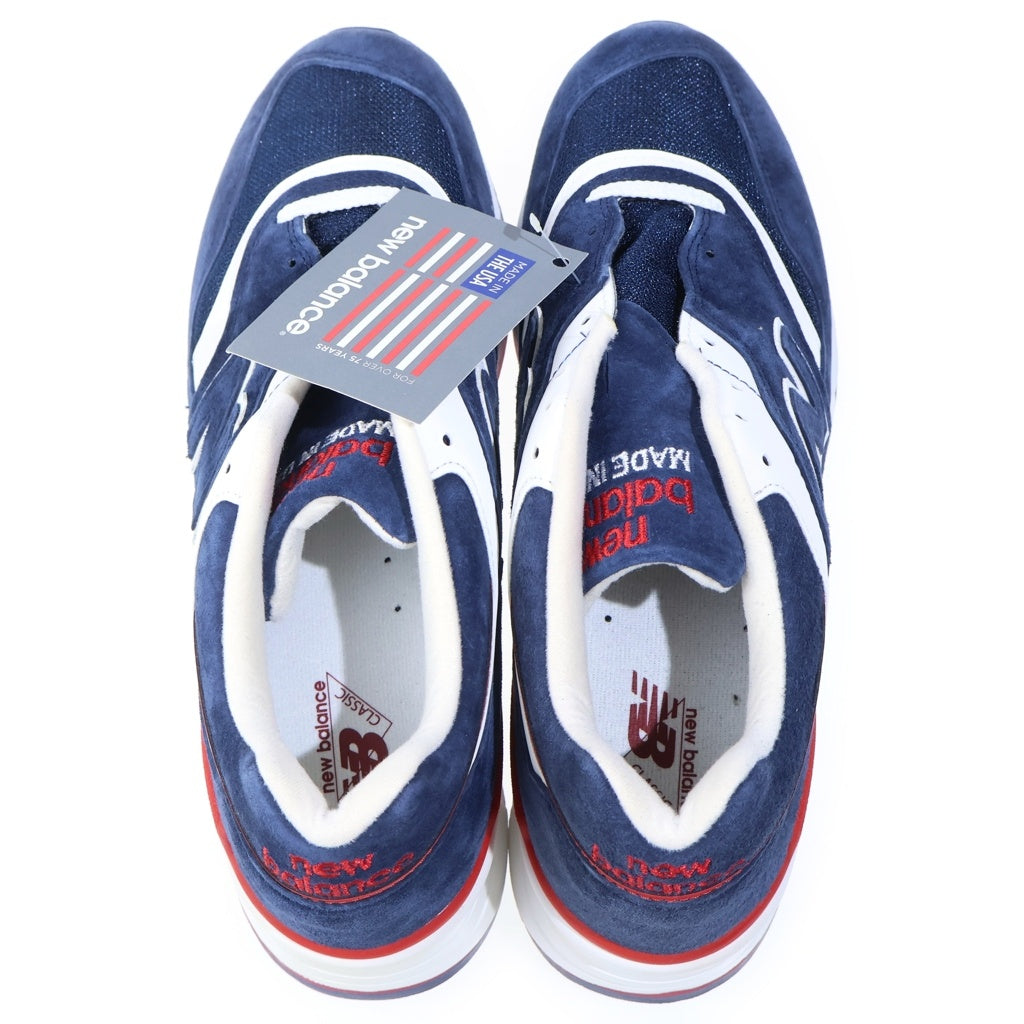 New Balance(ニューバランス) M997CYON スウェードレザー メッシュ ローカットスニーカー ネイビー US11/29cm