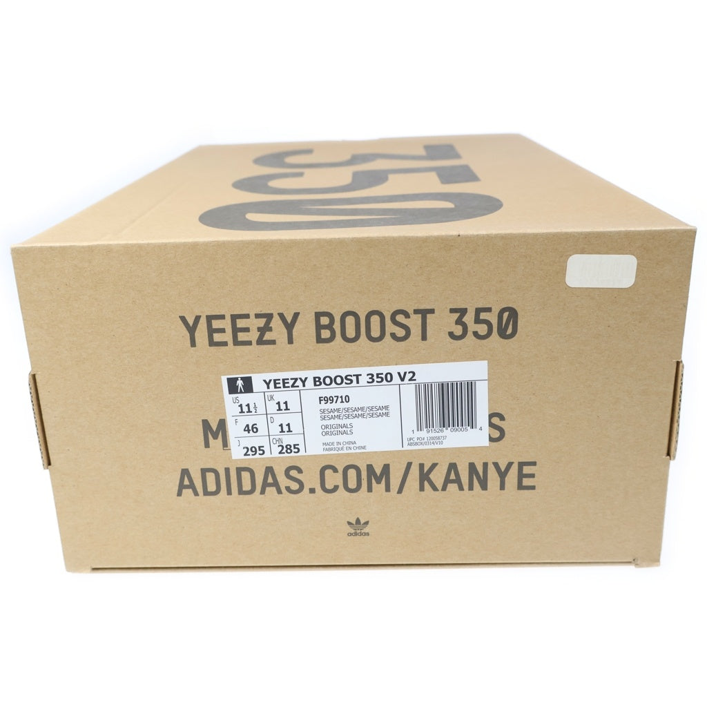 adidas(アディダス) YEEZY BOOST 350 V2 SESAME イージーブースト350V2 セサミ ローカットスニーカー ホワイト US11.5/29.5cm F99710