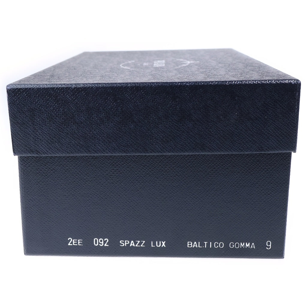PRADA(プラダ) SPAZZOLATO ROIS ポリッシュドレザー プレーントゥ ダービーシューズ ローカットスニーカー ネイビー 2EE092