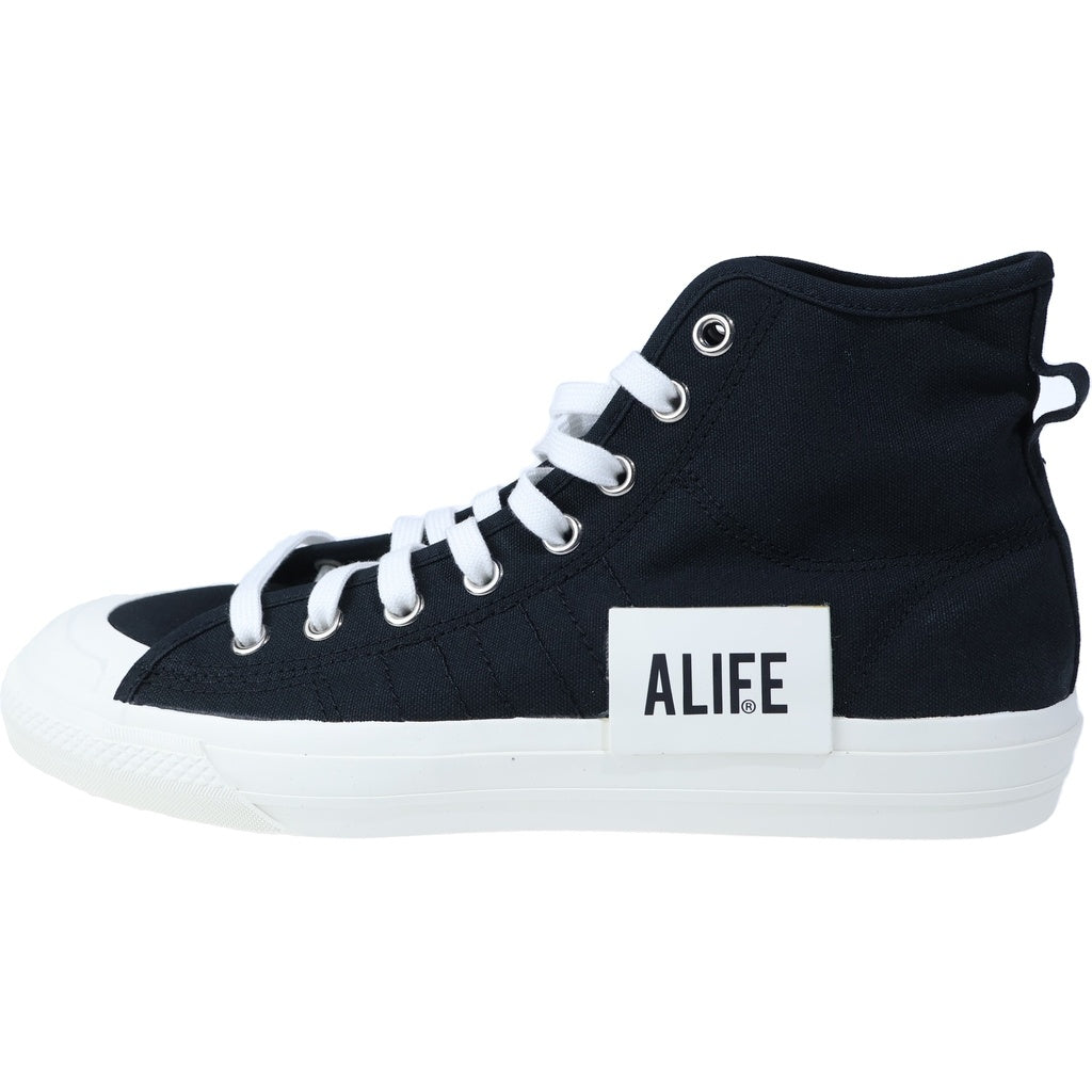 adidas(アディダス) ×ALIFE CONSORTIUM NIZZA HI エーライフ コンソーシアム ニッツァ ハイカットスニーカー ブラック US11/29cm FX2623