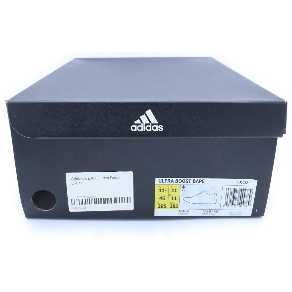 adidas(アディダス) ×ULTRA BOOST アベイシングエイプ ウルトラブースト カモフラ ローカットスニーカー カーキ/ブラック US11.5/29.5cm F35097