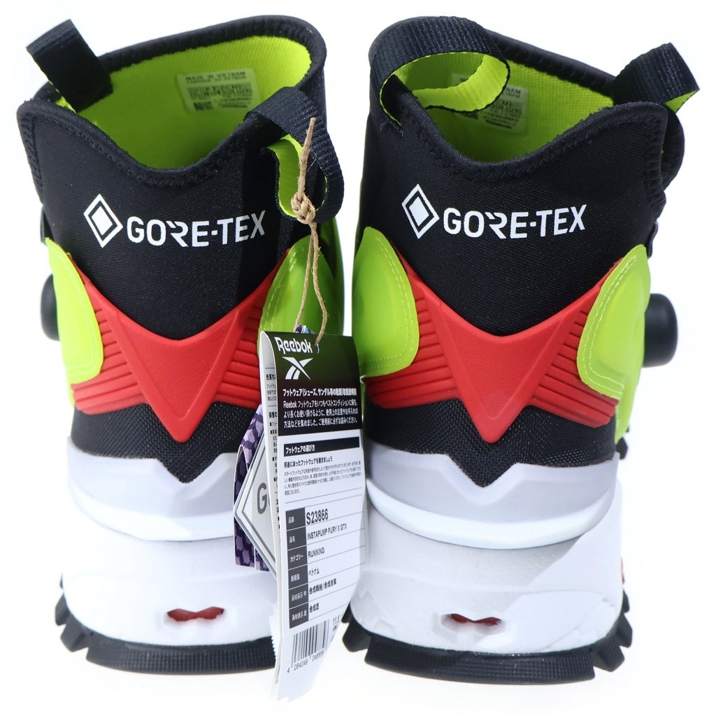 Reebok(リーボック) CLASSIC INSTAPUMP FURY GORE-TEX クラシック インスタポンプフューリー ゴアテックス ハイカットスニーカー ブラック/イエロー US11.5/29.5cm S23866