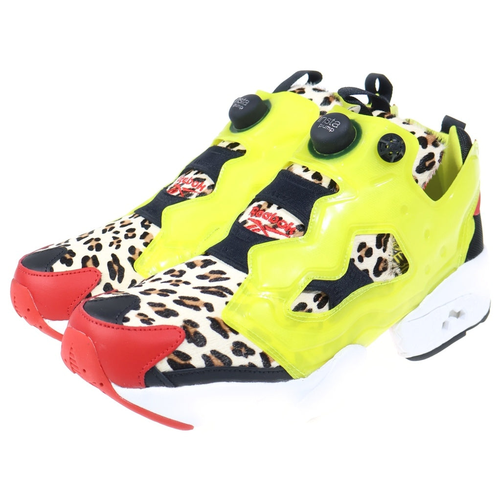 Reebok(リーボック) ×Atmos INSTAPUMP FURY CITRON ANIMAL アトモス インスタポンプフューリー シトロンアニマル ローカットスニーカー イエロー US11/29cm FZ4432