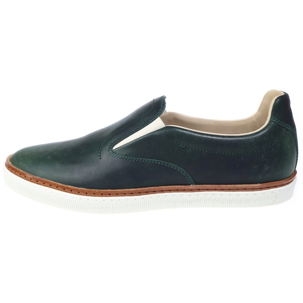 Martin Margiela 22(マルタンマルジェラ) レザー スリッポン ローカットスニーカー ダークグリーン S37WS0177