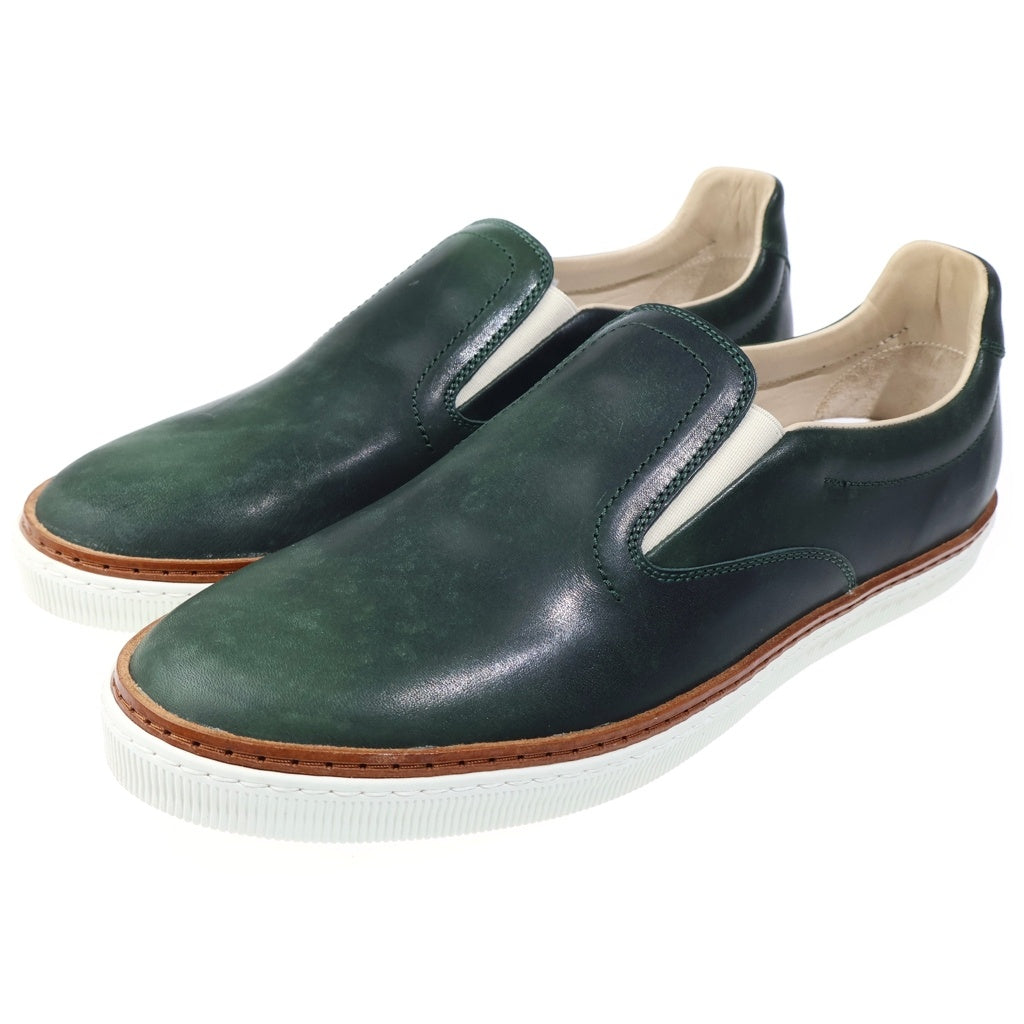 Martin Margiela 22(マルタンマルジェラ) レザー スリッポン ローカットスニーカー ダークグリーン S37WS0177