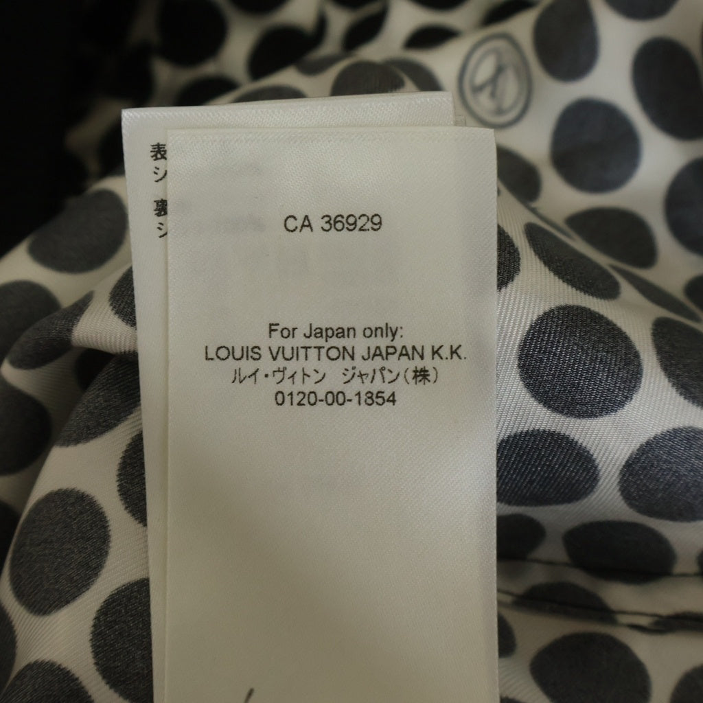 LOUIS VUITTON(ルイヴィトン) 22AW LV ドット総柄 ジップアップ ジャケット ホワイトブラック レディース RW222J J19 FNJA01