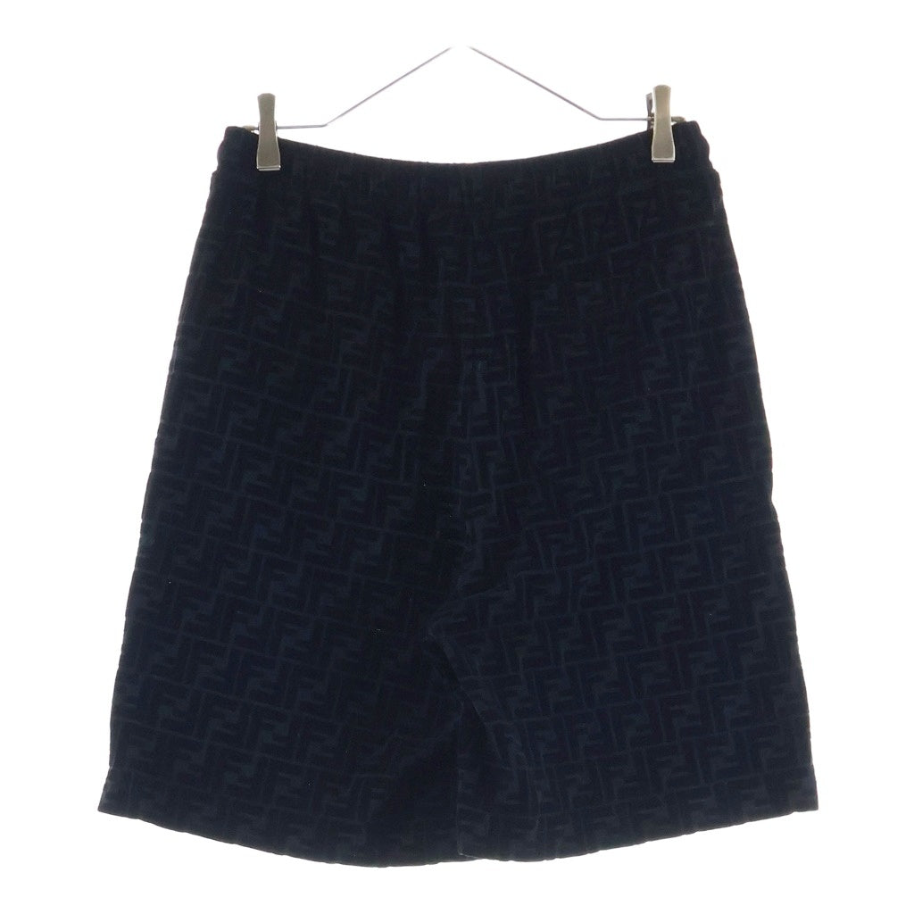 FENDI(フェンディ) 21SS FFズッカ柄 ベロア ショートパンツ ハーフ