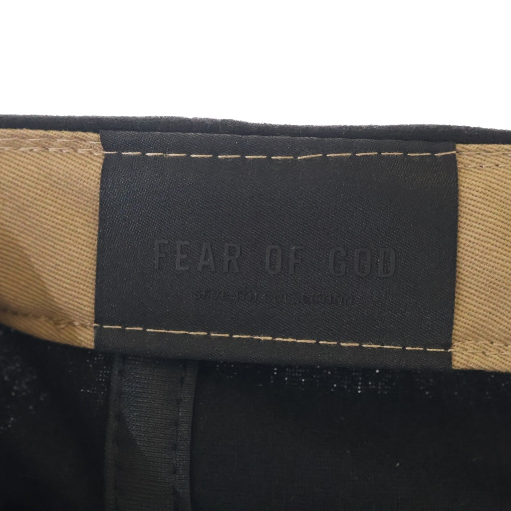 FEAR OF GOD(フィアオブゴッド) ×NEW ERA 7th Seventh Collection Grays Hat ニューエラ Gロゴ セブンスコレクション ウール ベースボールキャップ 帽子 ブラック 13347049