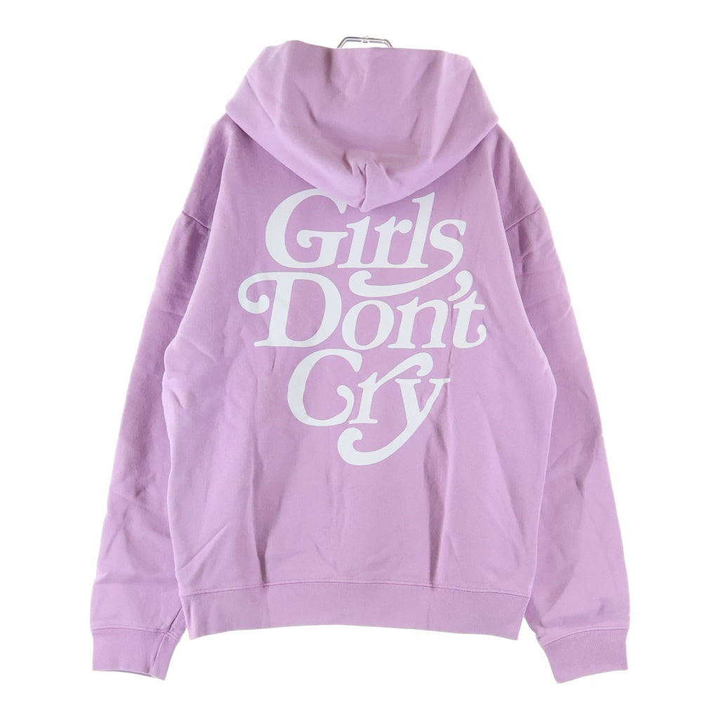 Girls Don't Cry(ガールズドントクライ) Logo Sweat Pullover Parka ロゴ スウェットプルオーバーパーカー ピンク