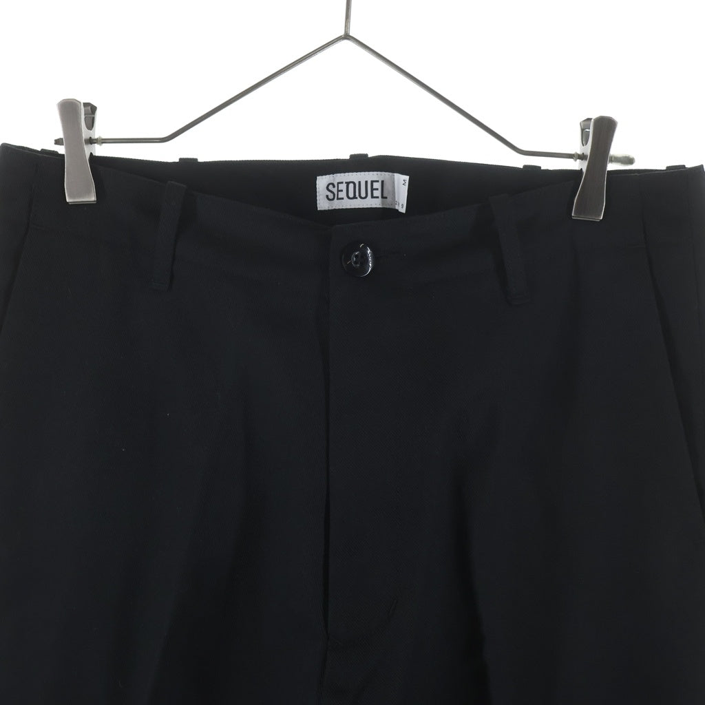 SEQUEL(シークエル) 20AW Chino Pants チノパンツ ブラック SQ-20AW-PT04